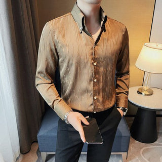 Chemise premium à manches longues