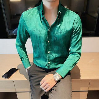Chemise premium à manches longues