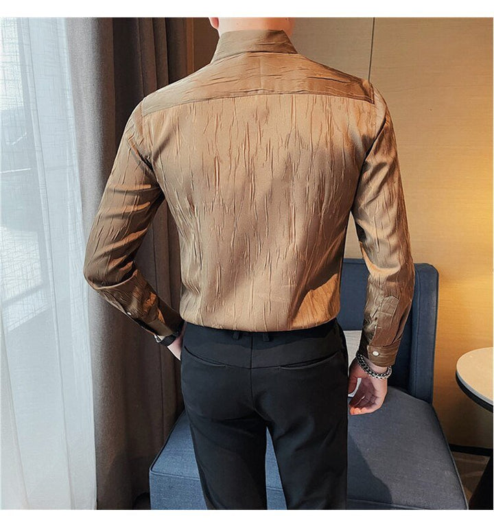Chemise premium à manches longues
