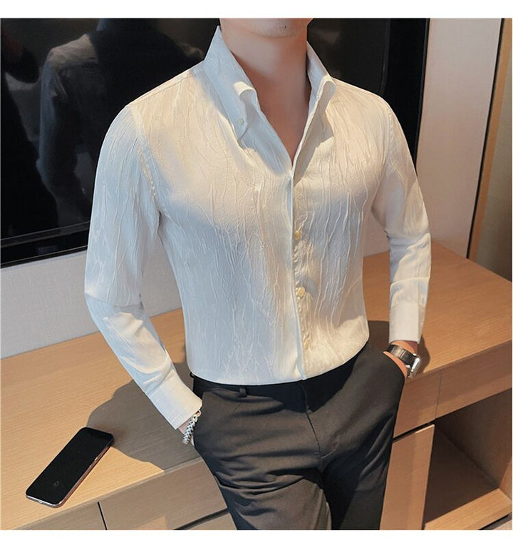 Chemise premium à manches longues