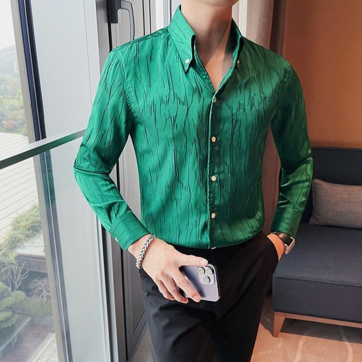Chemise premium à manches longues