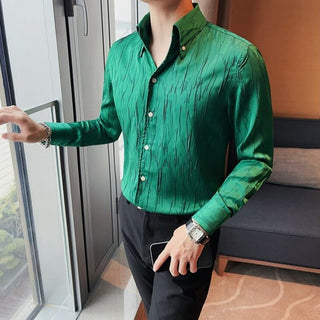 Chemise premium à manches longues