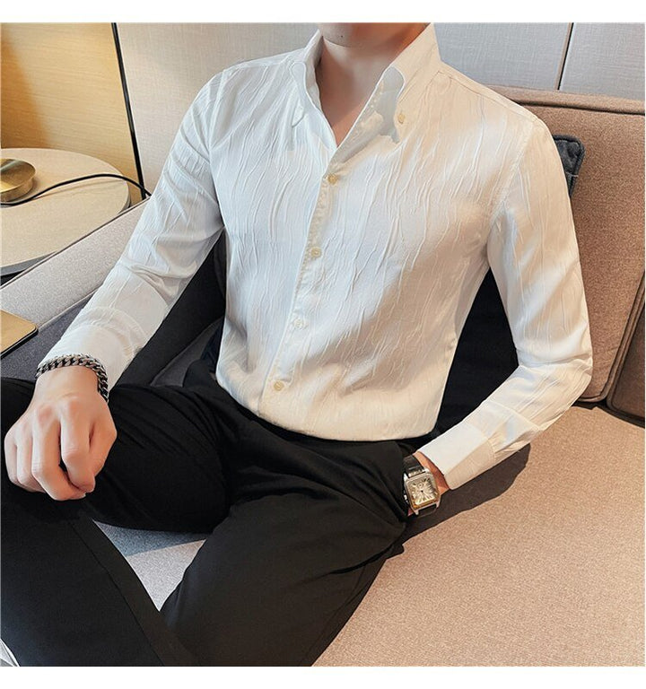 Chemise premium à manches longues