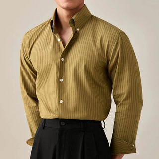 Chemise formelle business à rayures
