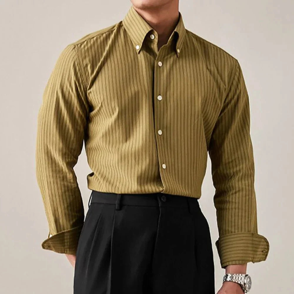 Chemise formelle business à rayures