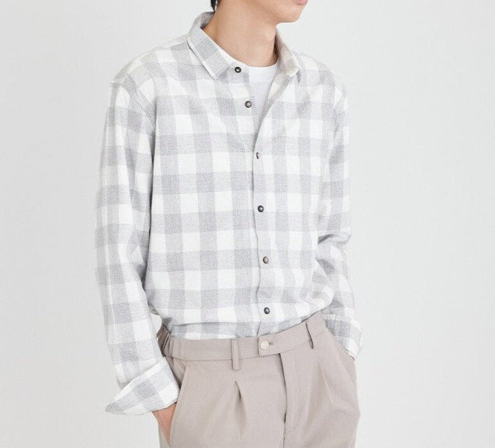 Chemise à carreaux
