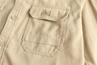 Surchemise minimaliste à doubles poches