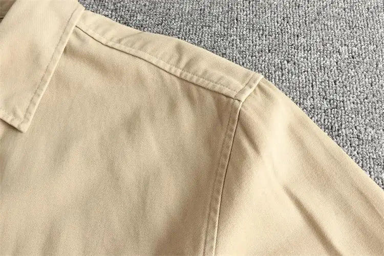 Surchemise minimaliste à doubles poches