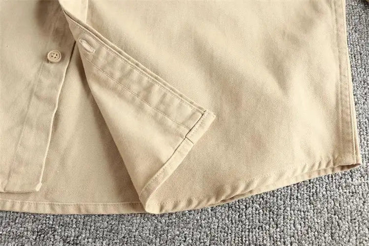Surchemise minimaliste à doubles poches