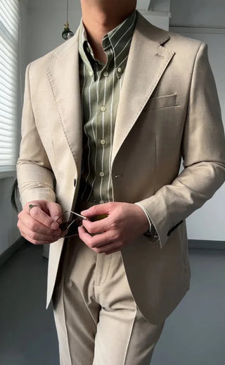 Chemise tendance infroissable à rayures
