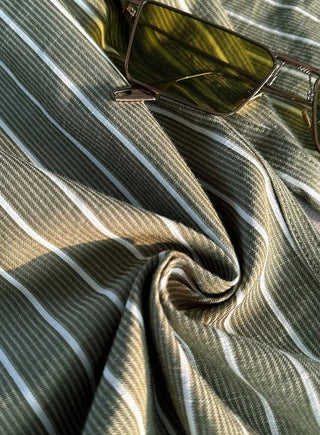 Chemise tendance infroissable à rayures