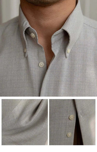 Chemise de bureau décontractée à manches longues