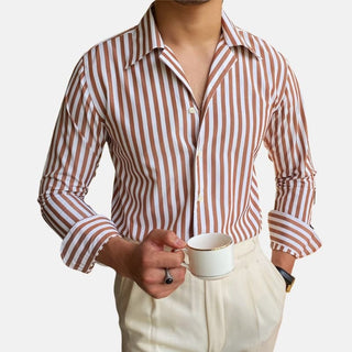 Chemise formelle rayée pour le bureau