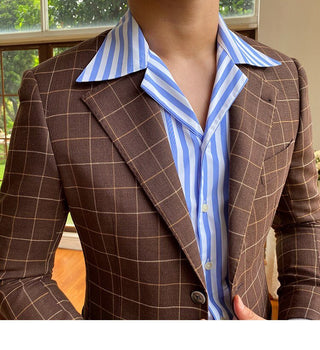 Chemise formelle rayée pour le bureau