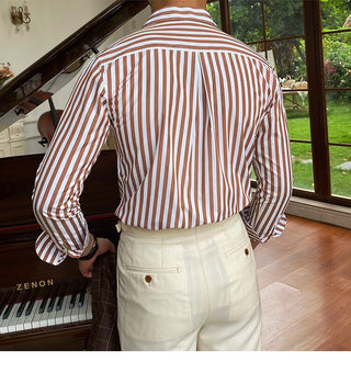 Chemise formelle rayée pour le bureau