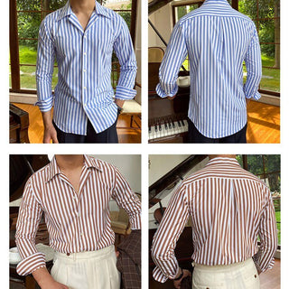 Chemise formelle rayée pour le bureau