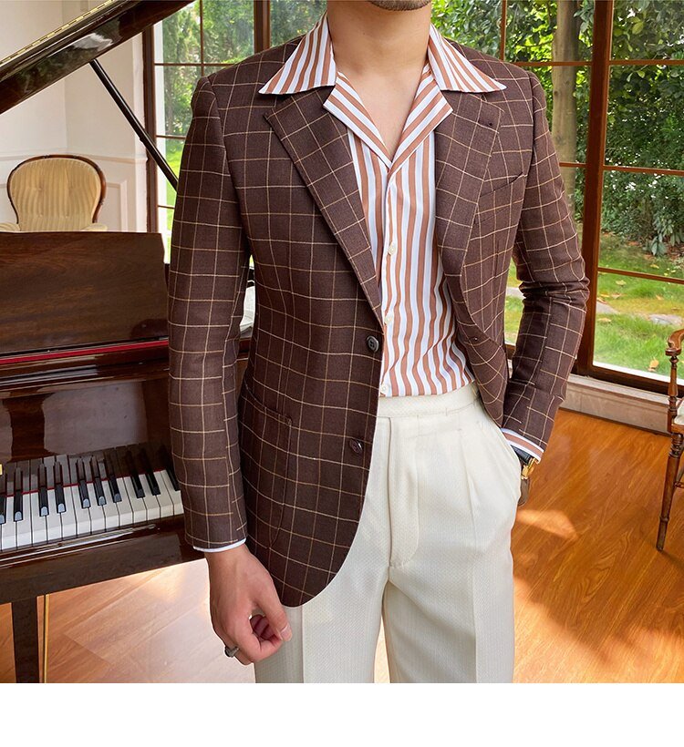 Chemise formelle rayée pour le bureau