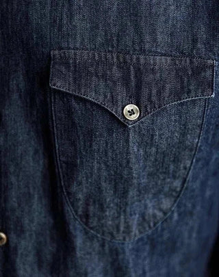 Chemise premium de bureau en denim