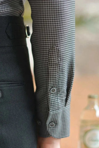 Chemise unie de bureau à manches longues