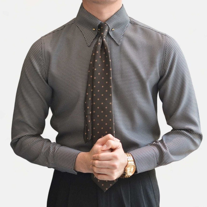 Chemise unie de bureau à manches longues