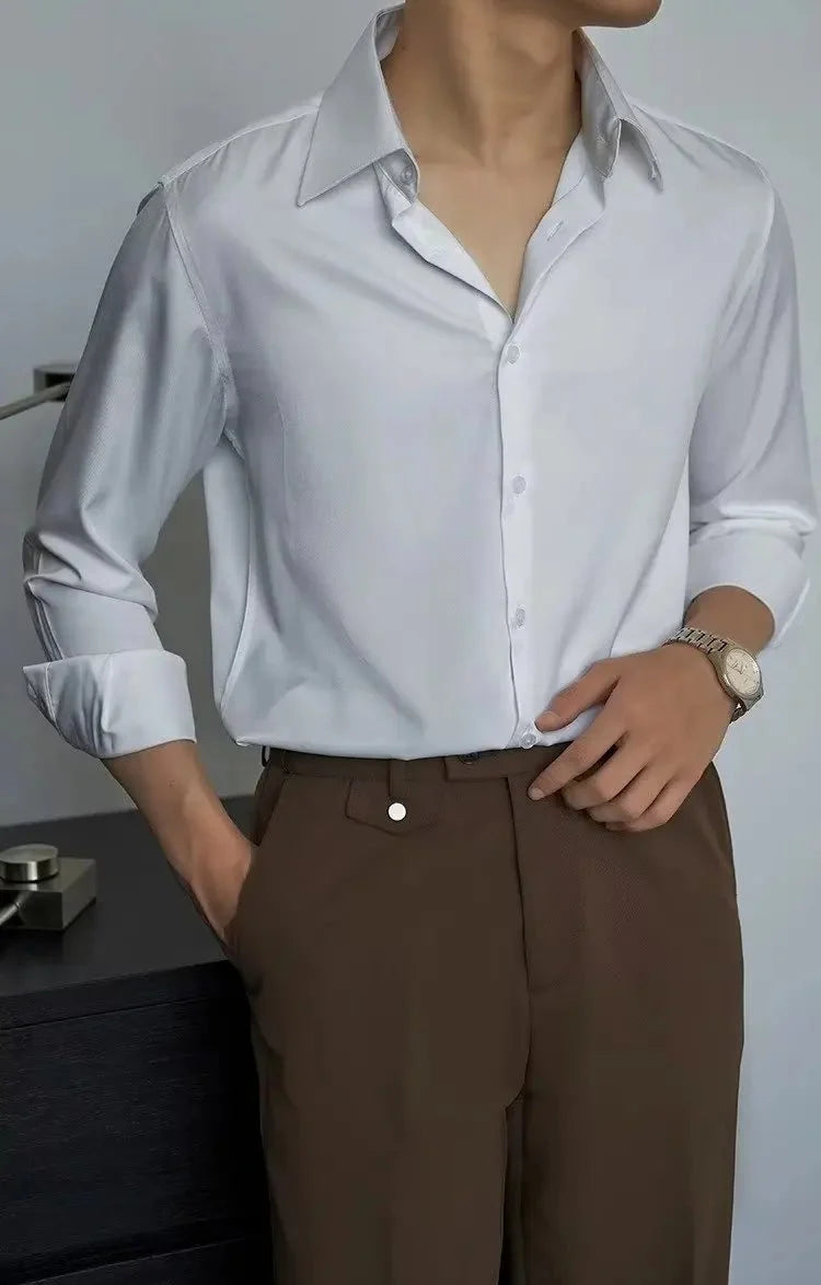 Chemise coréenne oversize pour l’automne