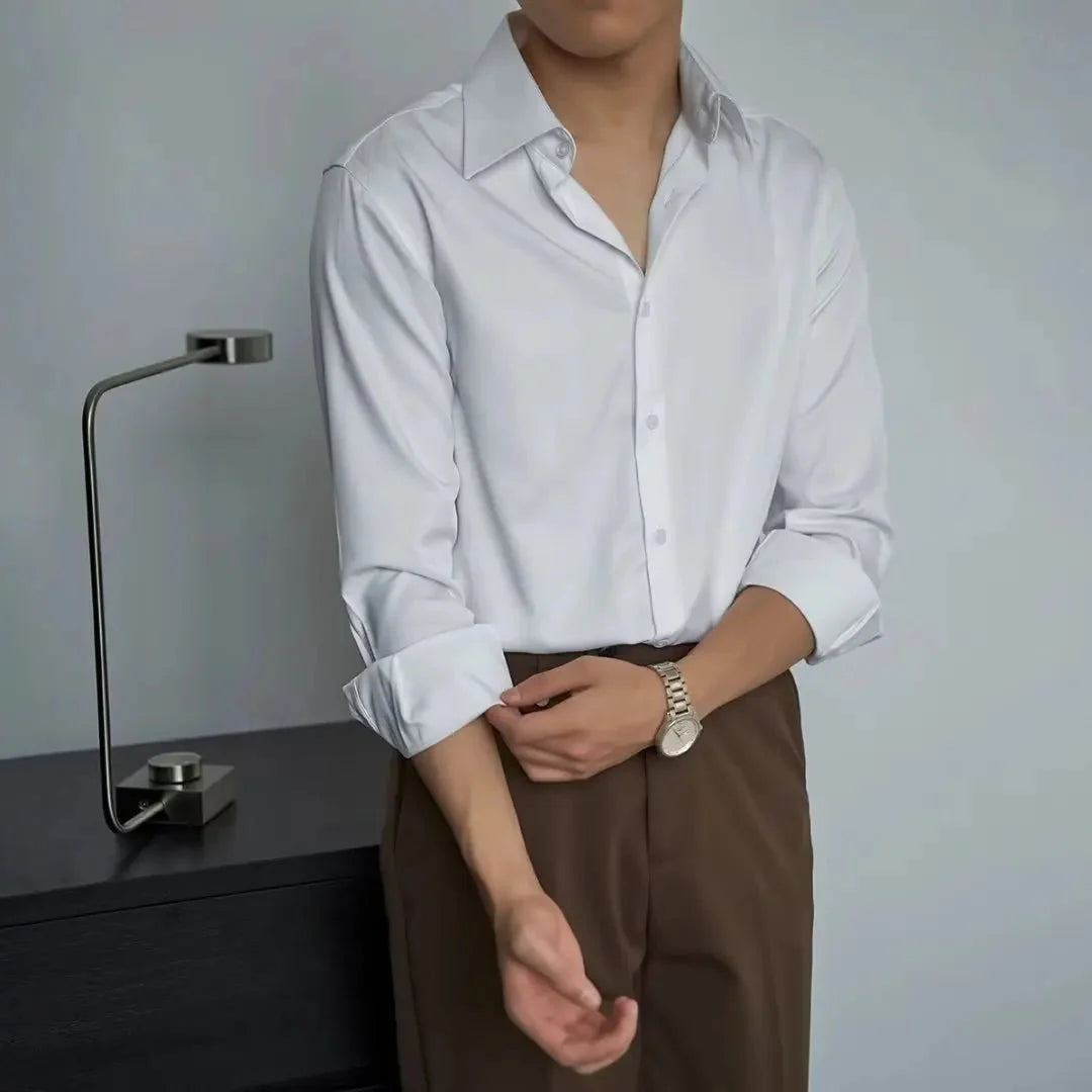 Chemise coréenne oversize pour l’automne