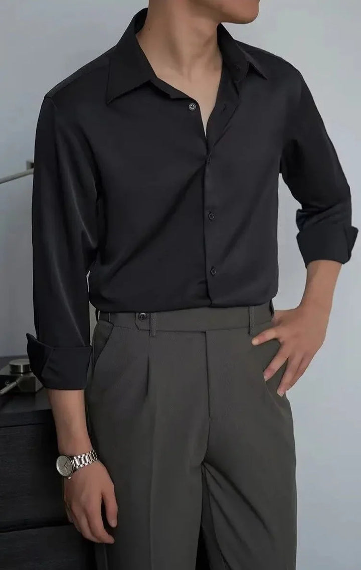 Chemise coréenne oversize pour l’automne