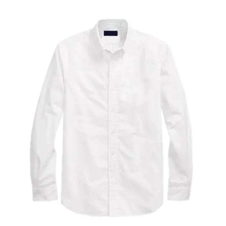 Chemise Oxford business décontractée en coton à manches longues