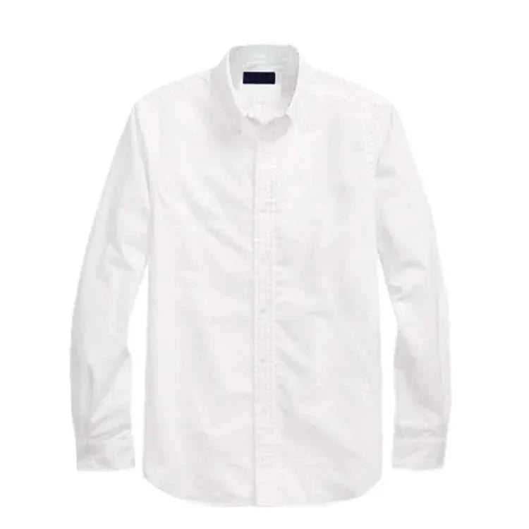 Chemise Oxford business décontractée en coton à manches longues