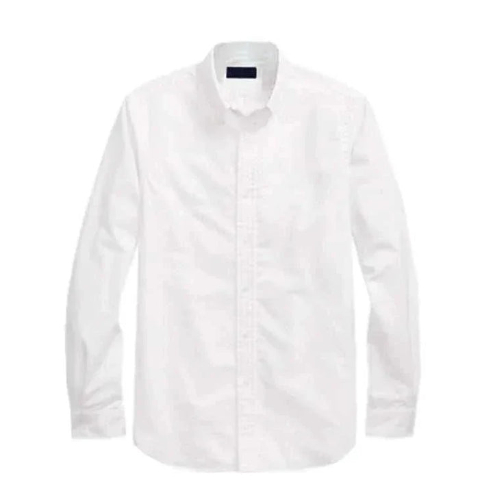 Chemise Oxford business décontractée en coton à manches longues