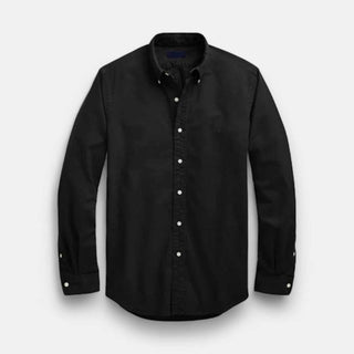 Chemise Oxford business décontractée en coton à manches longues