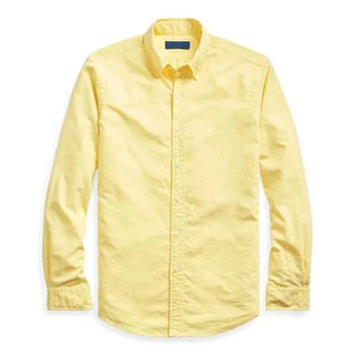 Chemise Oxford business décontractée en coton à manches longues