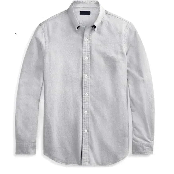 Chemise Oxford business décontractée en coton à manches longues