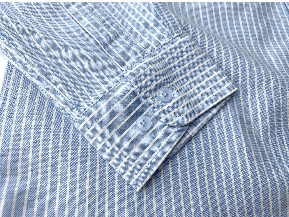 Chemise Oxford rayée pour le bureau