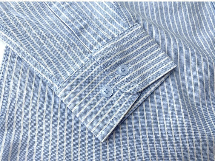Chemise Oxford rayée pour le bureau