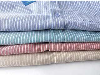 Chemise Oxford rayée pour le bureau