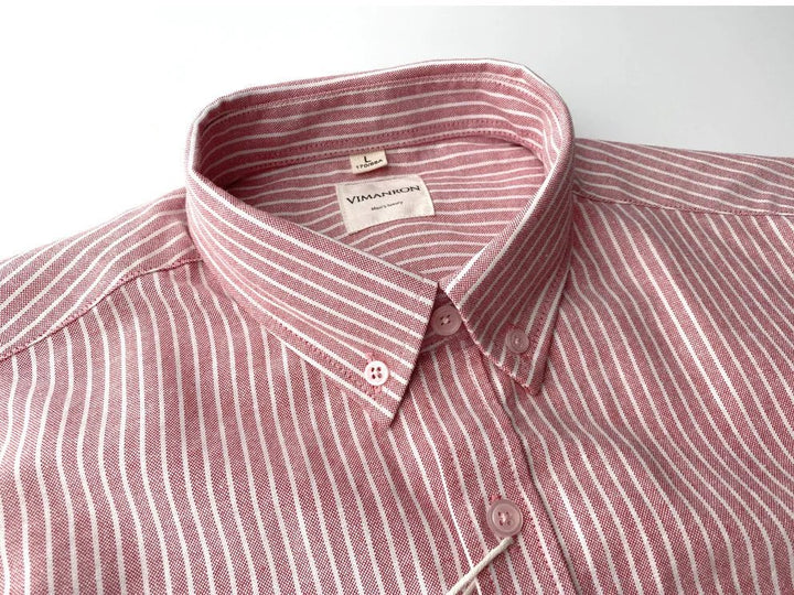 Chemise Oxford rayée pour le bureau