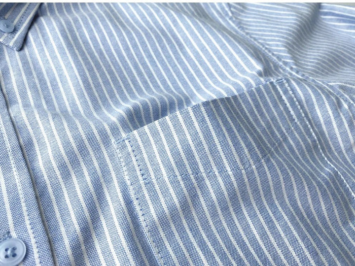 Chemise Oxford rayée pour le bureau
