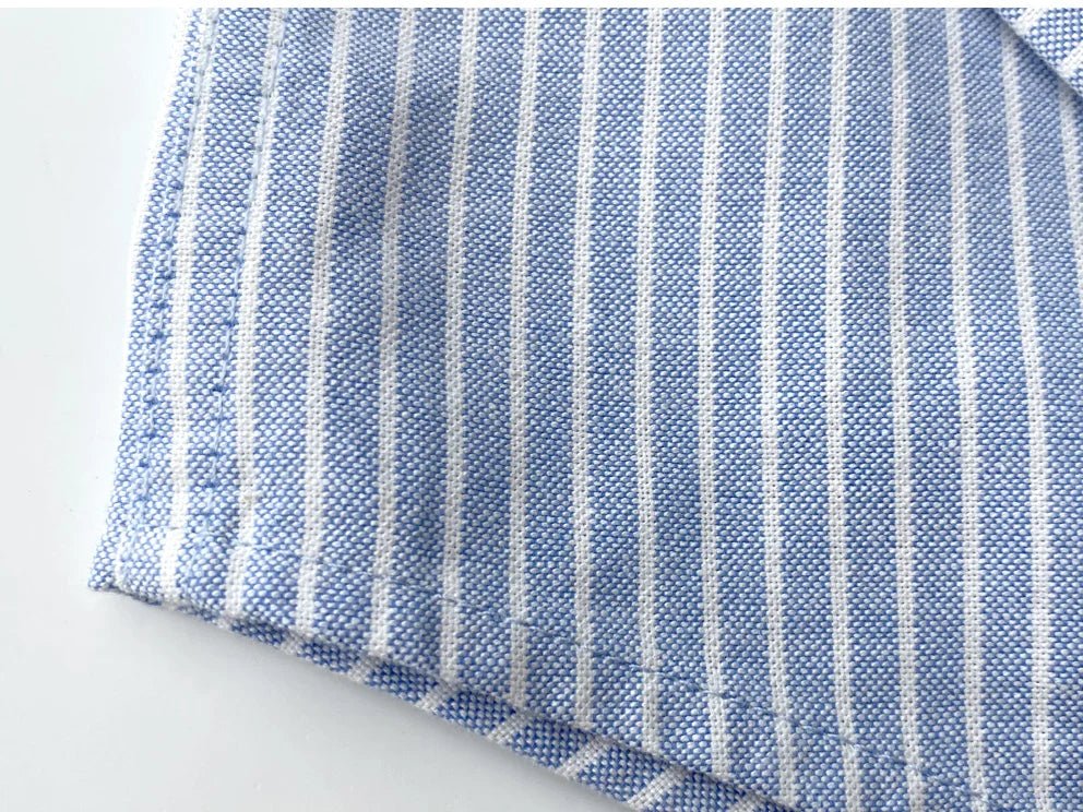 Chemise Oxford rayée pour le bureau