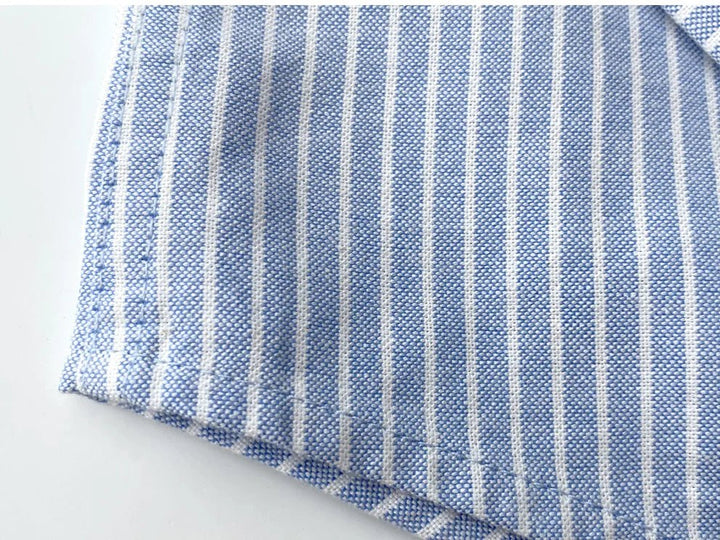 Chemise Oxford rayée pour le bureau