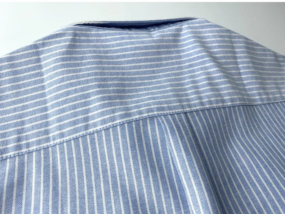 Chemise Oxford rayée pour le bureau
