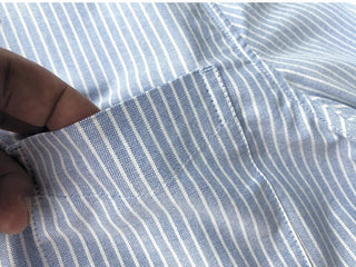 Chemise Oxford rayée pour le bureau