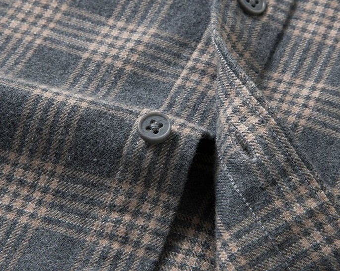 Chemise à carreaux en flanelle