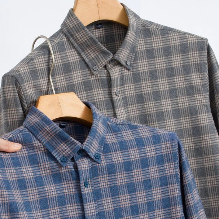 Chemise à carreaux en flanelle