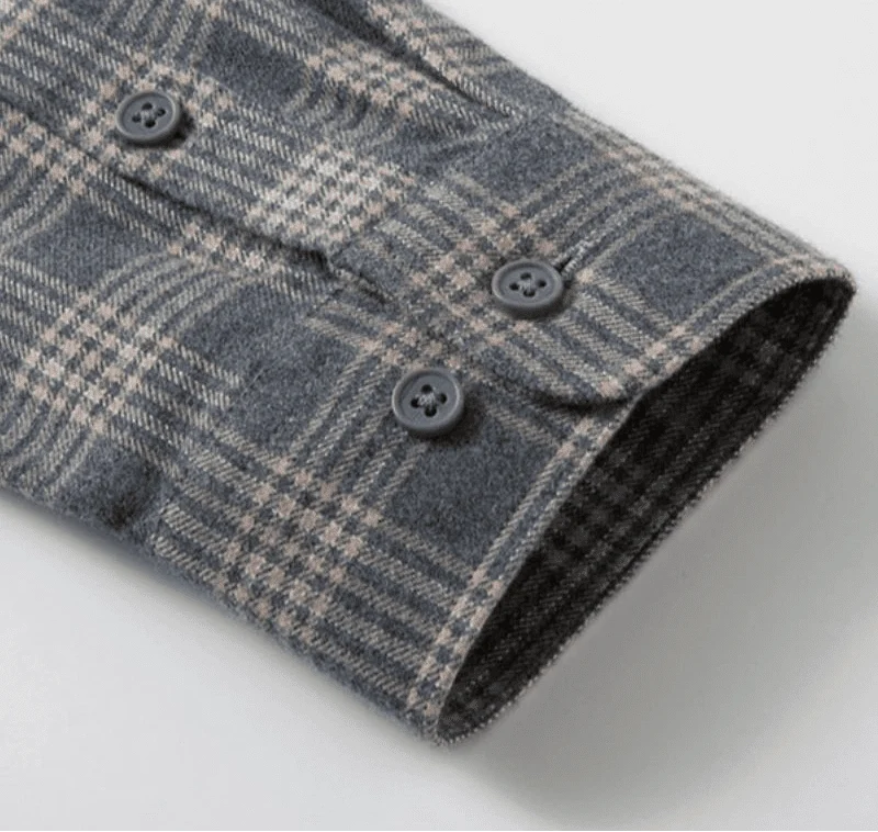Chemise à carreaux en flanelle