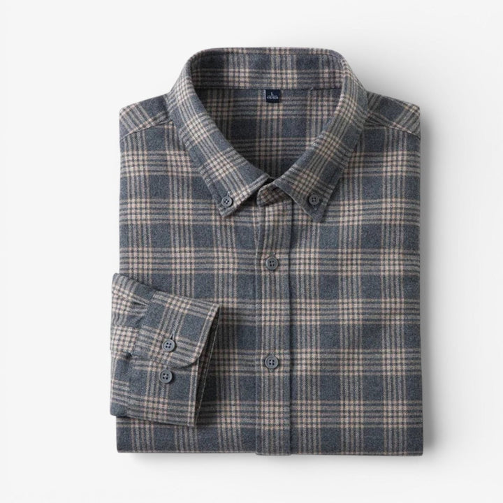 Chemise à carreaux en flanelle
