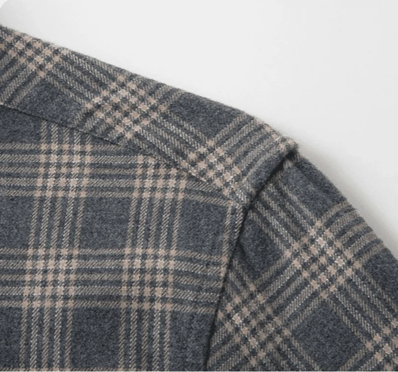 Chemise à carreaux en flanelle