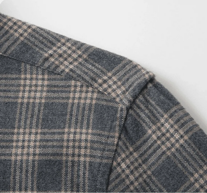 Chemise à carreaux en flanelle