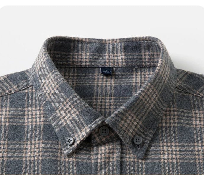 Chemise à carreaux en flanelle