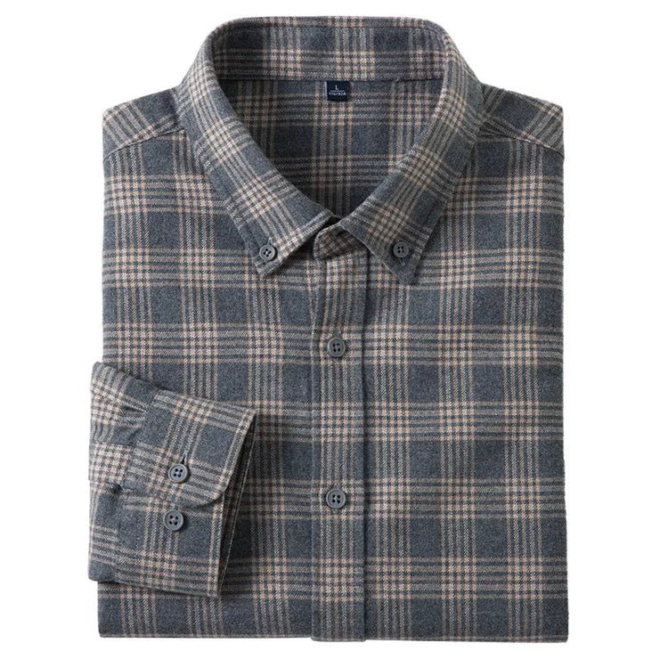 Chemise à carreaux en flanelle